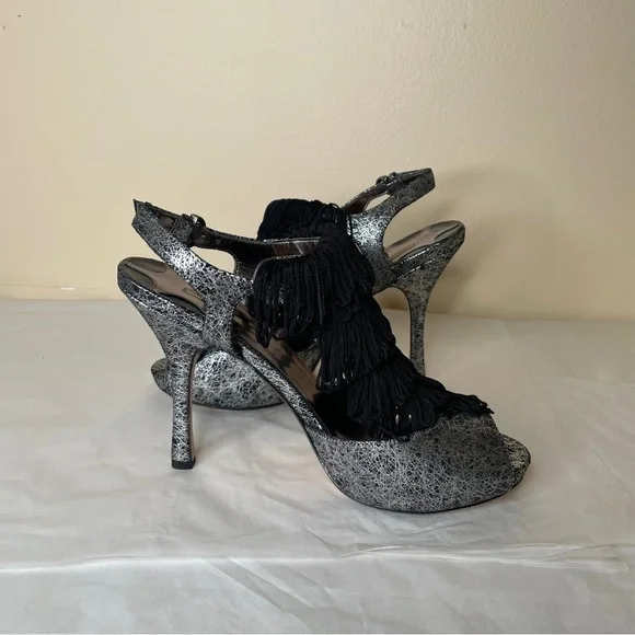 Max Studio Xcess Fringe Heels - Picture 3 of 16